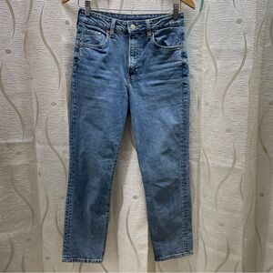 H&M Vintage Slim Jeans Womens 4 Blue Excellent High Waist Ankle Length 0799365 5